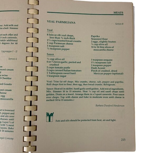 Beaumont Texas Junior League Lagniappe Cookbook First Edition 1982 Spiral Bound - Picture 11 of 15